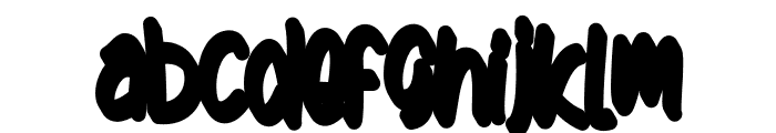 Paw Fighter Shadow Font LOWERCASE
