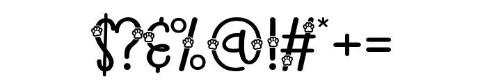 Pawesome Font OTHER CHARS