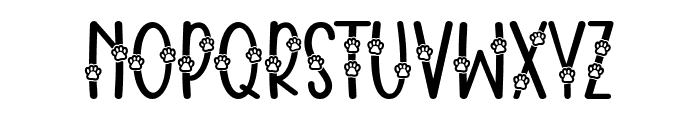 Pawesome Font UPPERCASE