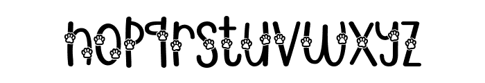 Pawesome Font LOWERCASE