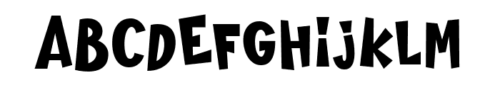 Peace Force Font LOWERCASE