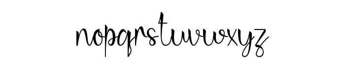 Peaceful Christmas Font LOWERCASE