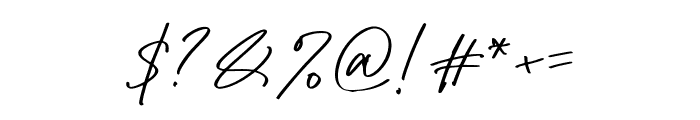 PeacefulHarmonySignature-Regula Font OTHER CHARS