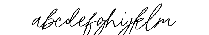 PeacefulHarmonySignature-Regula Font LOWERCASE