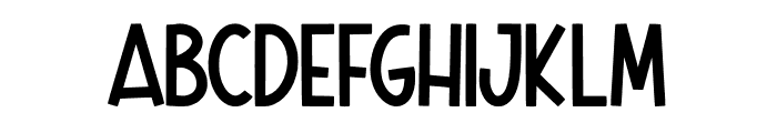 Peach Bright Font LOWERCASE