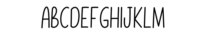 Peach Puffins Font LOWERCASE