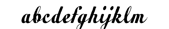 Peacher-Rough Font LOWERCASE