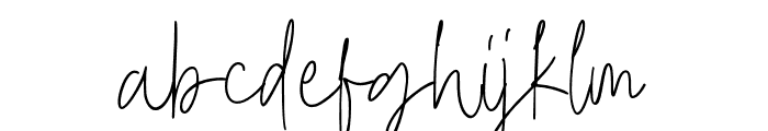 PeachesBlessed-Script Font LOWERCASE