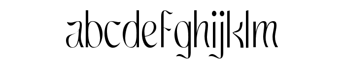 PeachyFantasy-Regular Font LOWERCASE