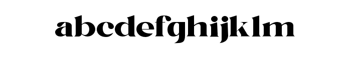 PeachyRetro-Regular Font LOWERCASE