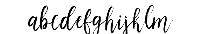 Peachysky-Regular Font LOWERCASE