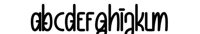 Peanuth Font LOWERCASE