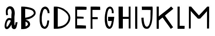 Pear Shaped Font LOWERCASE