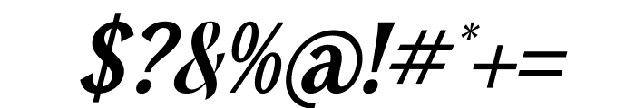Pearl Hirenha Italic Font OTHER CHARS