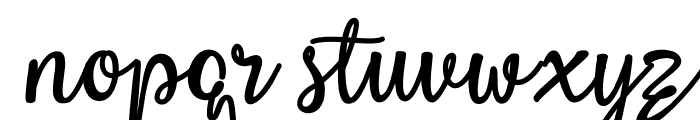 Pearl Smooth Font LOWERCASE