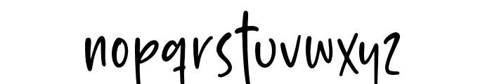 Pearlight Notespage Font LOWERCASE