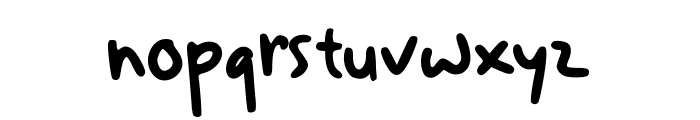 PearlySmiles Font LOWERCASE