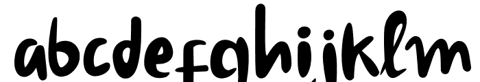 Peeky Font LOWERCASE