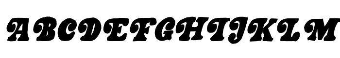 PegiaDisplayItalic-Italic Font UPPERCASE