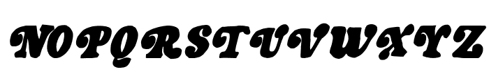 PegiaDisplayItalic-Italic Font UPPERCASE