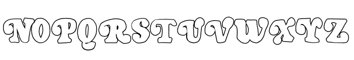 PegiaDisplayOutline-Outline Font UPPERCASE