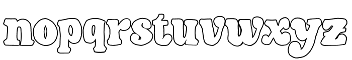 PegiaDisplayOutline-Outline Font LOWERCASE