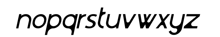 Pelara Italic Font LOWERCASE