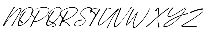 Pellegrie Signature Font UPPERCASE