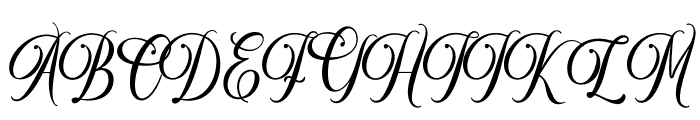 Pemberley Font UPPERCASE