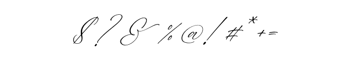 Pemberton Marsden Script Italic Font OTHER CHARS