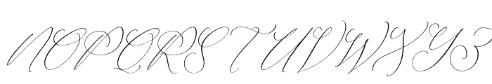 Pemberton Marsden Script Italic Font UPPERCASE