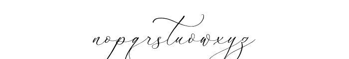 Pemberton Marsden Script Font LOWERCASE