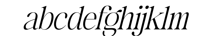 Pemberton Marsden Serif Italic Font LOWERCASE