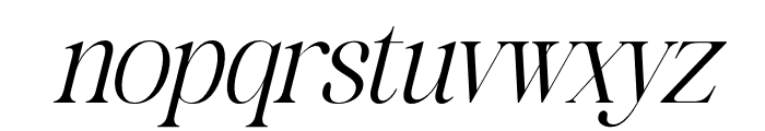 Pemberton Marsden Serif Italic Font LOWERCASE