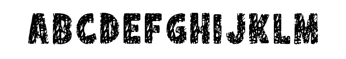 Pen Doodles Regular Font UPPERCASE