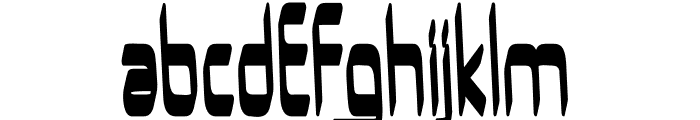 PenTip-Regular Font LOWERCASE