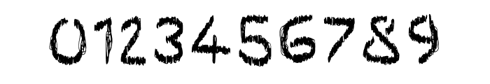 Pencil Scribble Regular Font OTHER CHARS