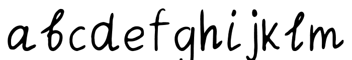 PencilFont Font LOWERCASE