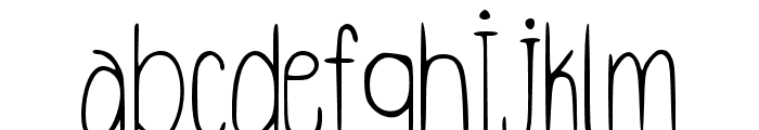 Pencraft ANK Font LOWERCASE