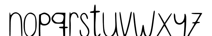 Pencraft ANK Font LOWERCASE