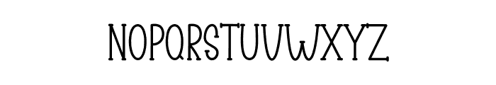 Pension Time Font LOWERCASE