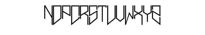 Pentagram Thin TwoLetter Font LOWERCASE