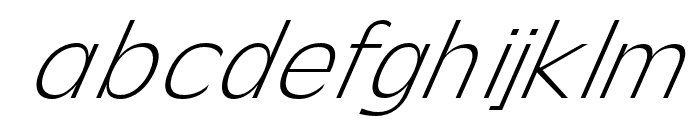 Pentato regular Font LOWERCASE