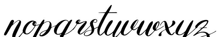 Pentona Minami Italic Font LOWERCASE