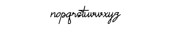 Pentra Signature Font LOWERCASE