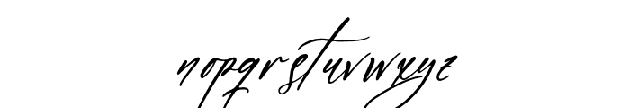 Penttanylon Italic Font LOWERCASE