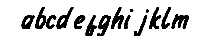 Penuche Font LOWERCASE