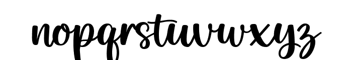 Peony Bliss Font LOWERCASE