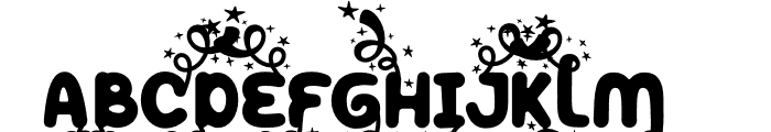 Peppy Pegasus Magic Font LOWERCASE