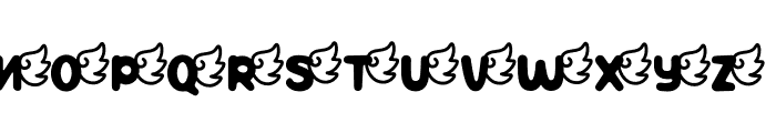 Peppy Pegasus Right Wing Font LOWERCASE